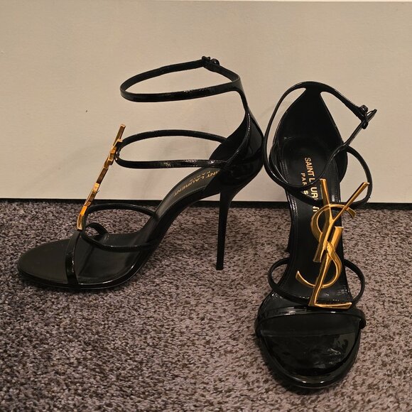 Worn Once Authentic YSL Cassandra Saint Laurent 100 Heels size 39 - Picture 2 of 9